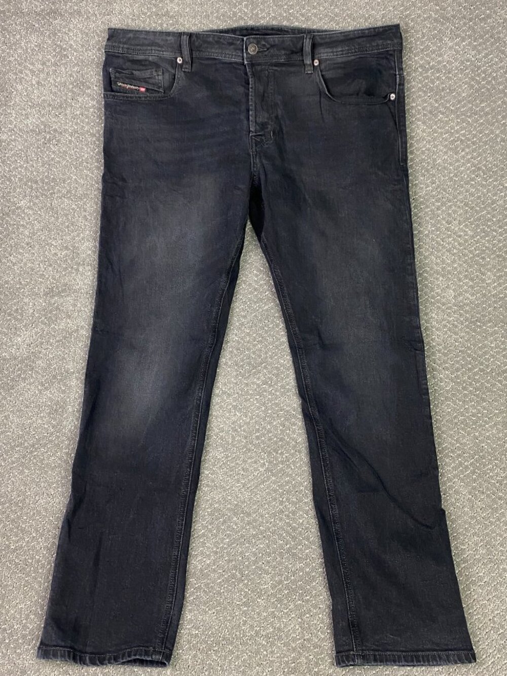 Diesel Safado X Jeans Mens 38x30 Measures 39x31 Black Straight Fit RM064